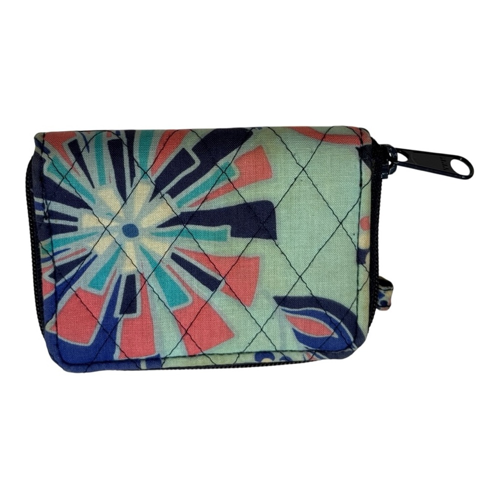 Source Unknown Multicolor Quilted Wallet EUC
